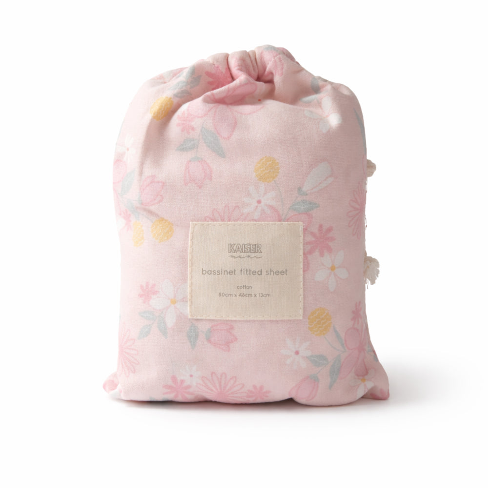 Tiny Tales Baby Fitted Cot Sheet - FLORA POSY